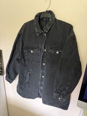 Divided Black Washed Denim Jacket